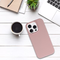 Tel Protect silikoninis Premium dėklas Iphone 16 Pro Max - pudros spalvos