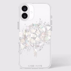 Case-Mate Karat MagSafe dėklas su perlamutro intarpais, skirtas iPhone 16 Plus, „A Touch of Pearl“