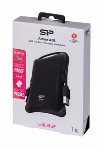 Silicon Power Armor A30 išorinis kietasis diskas 1 TB juodas