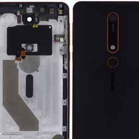 Galinis dangtelis Nokia 6.1 Black/Copper originalus (used Grade B)