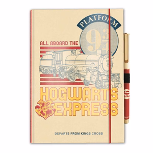 Harry Potter Platform 9 3/4 A5 užrašų knygelė su rašikliu