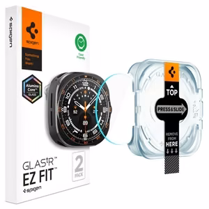 Защитное стекло Spigen Glas.TR EZ Fit AC для Samsung Galaxy Watch Ultra 47 мм, 2 шт.