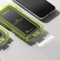 Ringke Easy Slide 2-jų rinkinys grūdintas stiklas iPhone 17 Pro Max - juodas