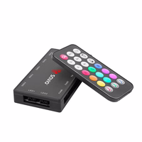 SAVIO FAN-01 4 vnt. 120 mm ARGB ventiliatorių, įskaitant valdiklį ir nuotolinio valdymo pultą