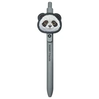 NIMMY rinkinys 2in1 užrašų knygelė + rašiklis BIG EYED PET 2.0 Panda, juodas