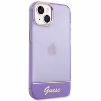 Guess GUHCP14MHGCOU iPhone 14 Plus 6.7 "violetinis/violetinis kietas dėklas Translucent