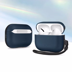 Tech-Protect NaturalFit dėklas AirPods Pro 3 tamsiai mėlynas