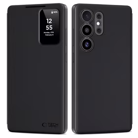 Tech-Protect Smart Wallet dėklas Samsung Galaxy S25 Ultra - matinė juoda