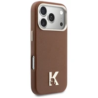 Karl Lagerfeld Karl Head Logo MagSafe Case for iPhone 17 Pro Max - Brown