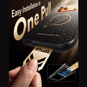 ESR UltraFit Armorite Pro grūdintas stiklas, skirtas iPhone 18 Pro Max / 17 Pro Max, juodas