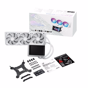 Asus ROG RYUO IV 360 ARGB - viskas viename vandens aušintuvas, 12 cm (baltas)