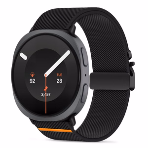 Tech-Protect Nylon Clasp dirželis, skirtas „Samsung Galaxy Watch 40/44/46 mm“ – juodas