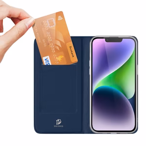 Dux Ducis Skin Pro Wallet Case for iPhone 15 Plus - Blue
