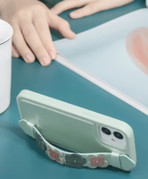 Kingxbar Sweet Series dėklas telefonui dekoruotas originaliais Swarovski kristalais iPhone 12 mini juodas