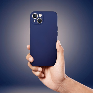 Minkštas dėklas telefonui IPHONE 16e (SE 4 2025) tamsiai mėlynas