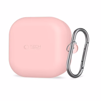 Tech-Protect Silikoninis Hook Dėklas for Samsung Galaxy Buds 4 / 4 Pro - rožinis