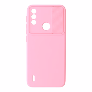 Camshield Soft dėklas telefonui Motorola Moto E7 Power/E7i Power šviesiai rožinis