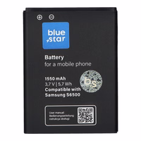 Išorinė baterija Samsung Galaxy Mini 2 S6500 / Galaxy Young S6310 / Galaxy Ace Plus S7500 1550 mAh Blue Star Premium