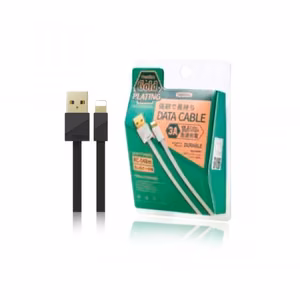 USB laidas Remax Quick Charge 3A RC-048i juodas Lightning 100cm