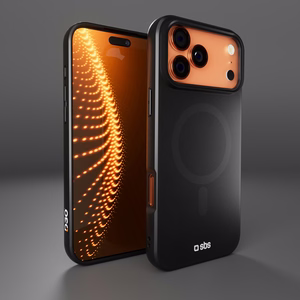 SBS Full Active Magnetinis dėklas su D3O technologija iPhone 17 Pro - juodas