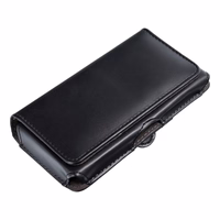 Horizontalus universalus dėklas CLASSIC 100A modelis 10 (Iphone X / Samsung S5/S7/A5/J5/Xcover 3 / Huawei P8 Lite) juodas