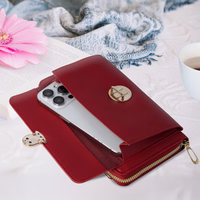 Megztas krepšys telefonui GCW06 raudonas