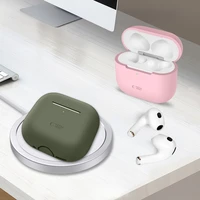 Tech-Protect silikoninis dėklas Apple AirPods 4 ausinėms - rožinis