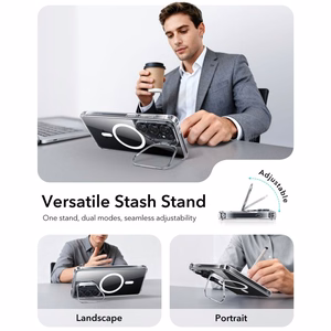 ESR Classic Hybrid Kickstand MagSafe dėklas "Samsung Galaxy S26 Ultra" - skaidrus