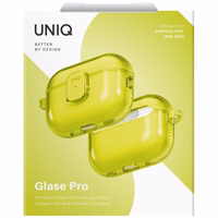 Uniq Glase Pro deklas AirPods Pro 3 Lock deklas - skaidrus geltonas