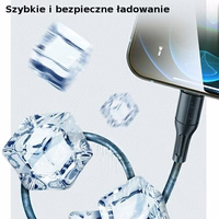 USAMS Laidas U68 microUSB 2A Fast Charge 1m juodas SJ502USB01 (US-SJ502)