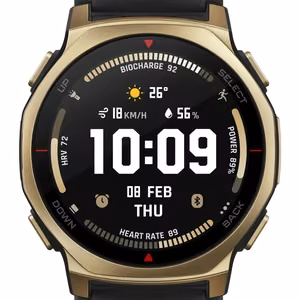 Išmanusis laikrodis Amazfit T-Rex 3 Pro 44mm juodas/auksinis W2548GL1N
