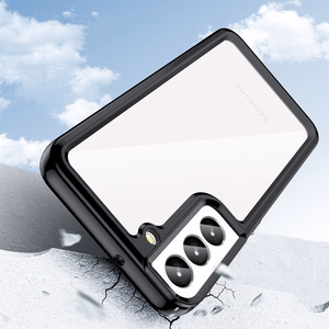 Outer Space dėklas telefonui Samsung Galaxy S23+ su lanksčiu rėmeliu juodas