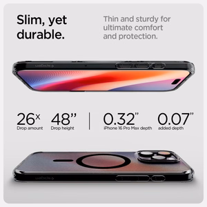 Spigen Ultra Hybrid "T" Magnetinis dėklas iPhone 16 Pro Max - juodas