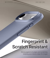 Dėklas Mercury Pure Magsafe Silicon Case Apple iPhone Air levandos pilka