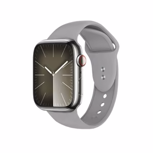 Crong Liquid Apple Watch dirželis, 44/45/46/49 mm, pilkas