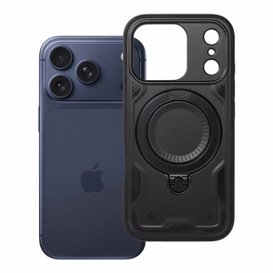 Dėklas, skirtas iPhone 18 Pro / 17 Pro Frost Armor (spalva: juoda)