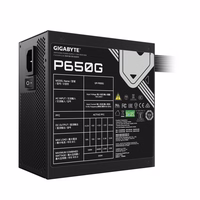 GIGABYTE GP-P650G maitinimo blokas 650 W 20+4 pin ATX ATX Juoda