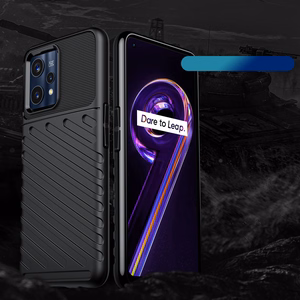 Dėklas telefonui (m) Thunder Case skirtas Realme 9 Pro + (9 Pro Plus) - juodas (m)