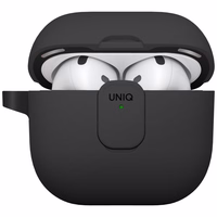 Uniq Clyde Lock dėklas AirPods 4 - juodas