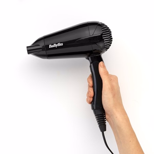 BaByliss Travel Dry 2000 5344E – plaukų džiovintuvas, 2000 W, juodas