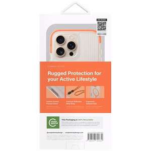 Uniq Combat Active Magclick įkrovimo dėklas iPhone 16 Pro - oranžinis