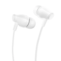 Borofone Earphones BM61 Wanderer with microphone white (damaged packaging)
