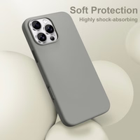 Tech-Protect Silikoninis Magnetinis iPhone 16 Pro Dėklas - Pilkas