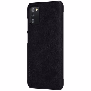 Nillkin Qin odinis dėklas Samsung Galaxy A03s juodas
