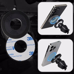 Automobilinis laikiklis (m) BH-16A karboninis magnetinis MagSafe prie oro ventiliacijos (BH16AC-MAVB) juodas (m)