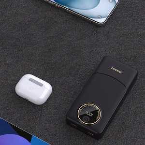 Dudao K12Pro išorinė baterija 22.5W PD 20000mAh USB-A, USB-C - juodas