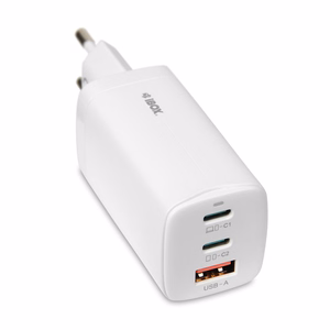 iBOX C-65 baltas, GaN 65W universalus įkroviklis