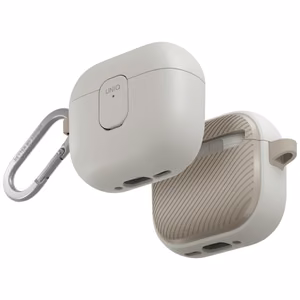 Uniq Clyde Lock чехол AirPods 4 - бежевый