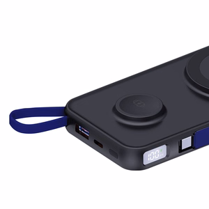 3mk PastelUp 10000mAh 22.5W USB 1A1C Išorinė baterija (f) - juoda