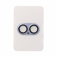 Tempered stiklas Tel Protect 95% AR+AF Full Metal kameros apsauga on camera for Iphone 17 mėlynas (camera island)